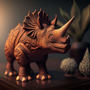 3D model Machairoceratops (STL)